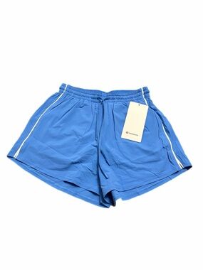 NWT Lululemon Court Rival High-Rise Short 3" (Poolside/White) Size 4